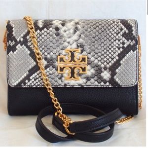 Tory Burch snake print bag